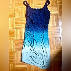 Blue Ombré Mini Dress